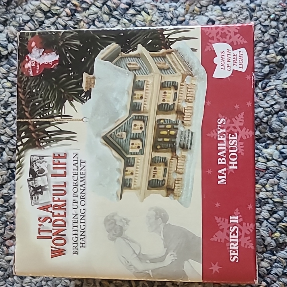 It's a Wonderful Life Porcelain Hanging Ornament Series II, Ma Bailey's House